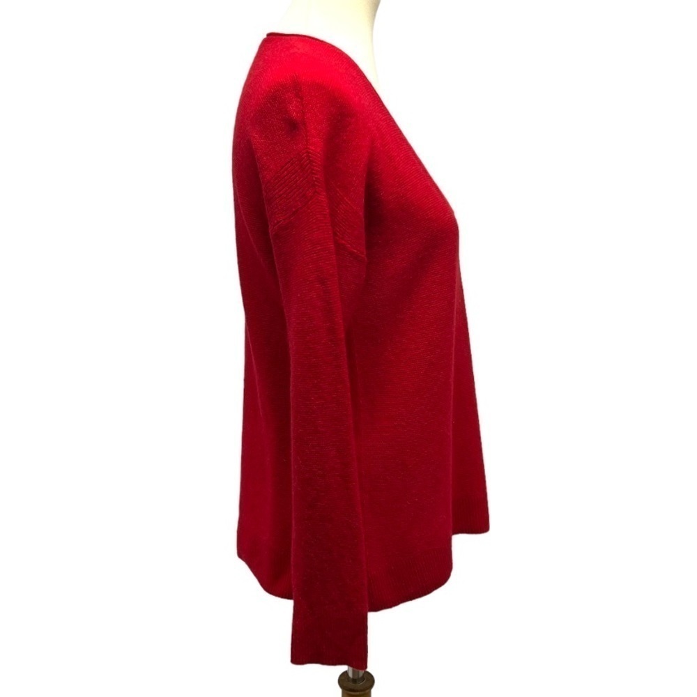 Madewell Kimball Red Merino Wool Alpaca Blend Scoop Neck Sweater Medium - Picture 5 of 9